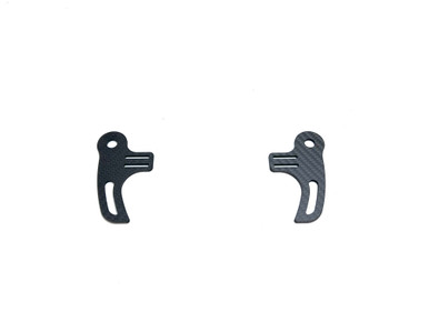 Indy19 carbon fiber shifter paddle set
