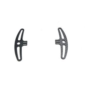 Large GT carbon fiber shifter paddle set