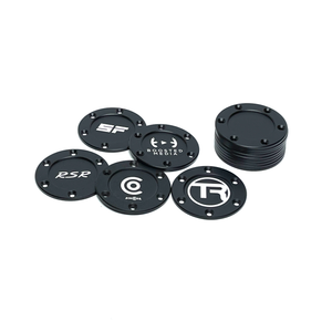 70 PCD CNC machined aluminium center wheel cover